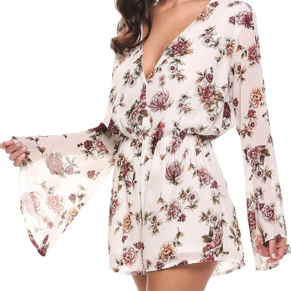 Boho style romper NWT